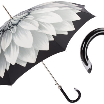 Silver Dahlia Umbrella